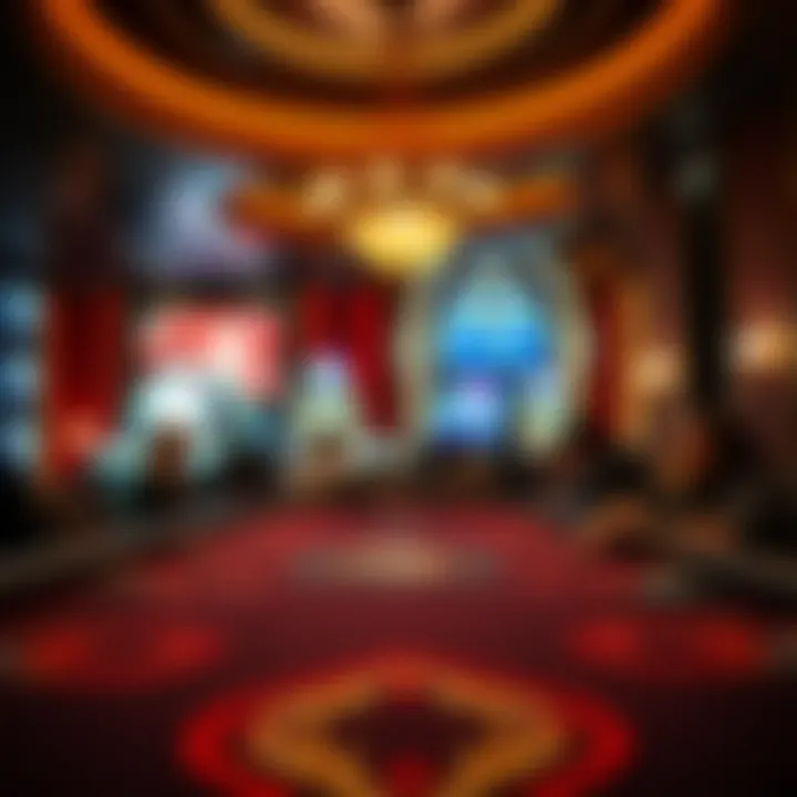 The Allure of High Stakes Gaming A luxurious gaming table with high stakes