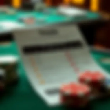 Detailed scoring sheet for Hoyle card games