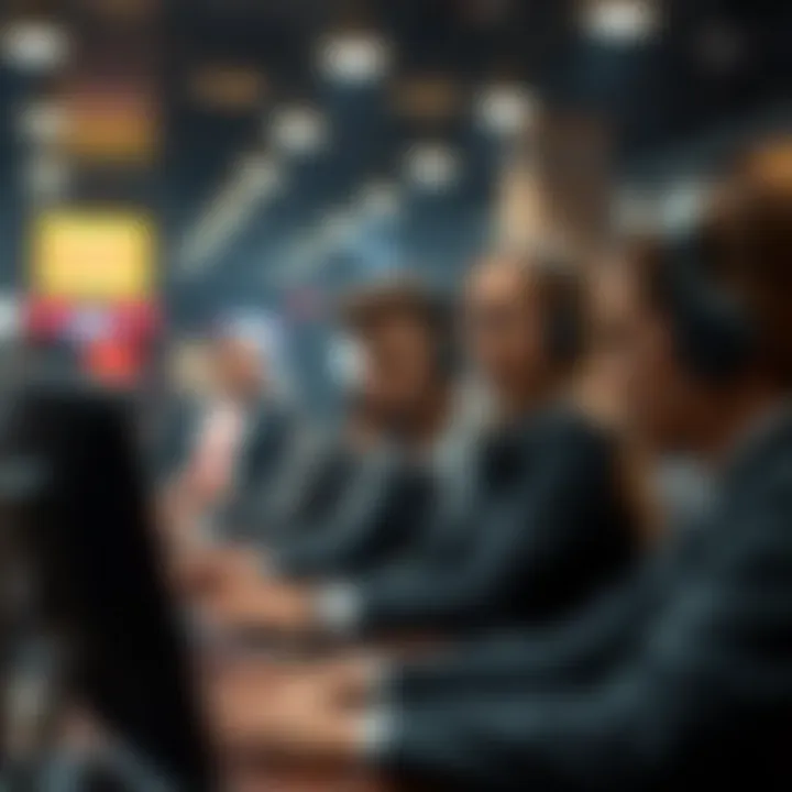 Professional customer support team for online casinos