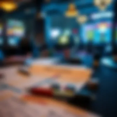 Crafting a Strategic Gaming Approach A strategic gaming plan laid out on a table with notes and charts