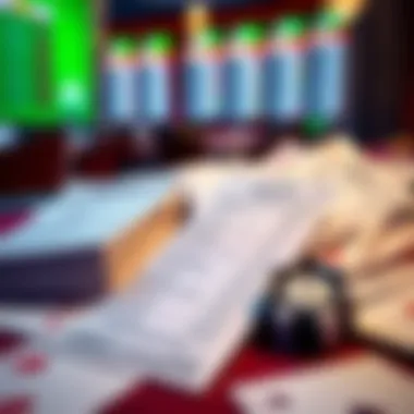 Diverse Betting Slips at Jack Casino An array of betting slips representing different types of sports bets available.