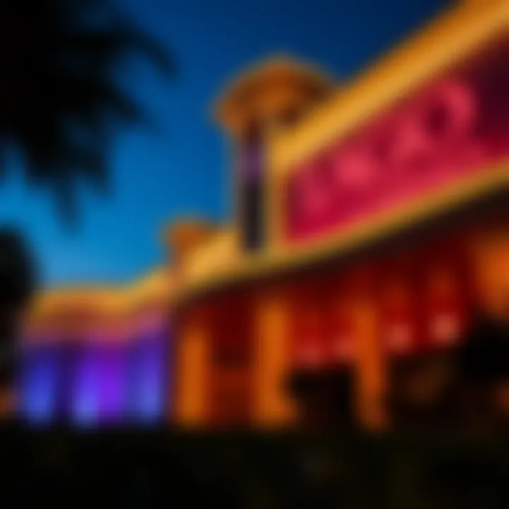 Exterior view of Lago Casino showcasing its architectural design