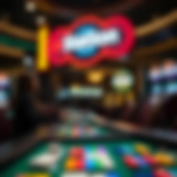 Loyalty rewards displayed at a casino