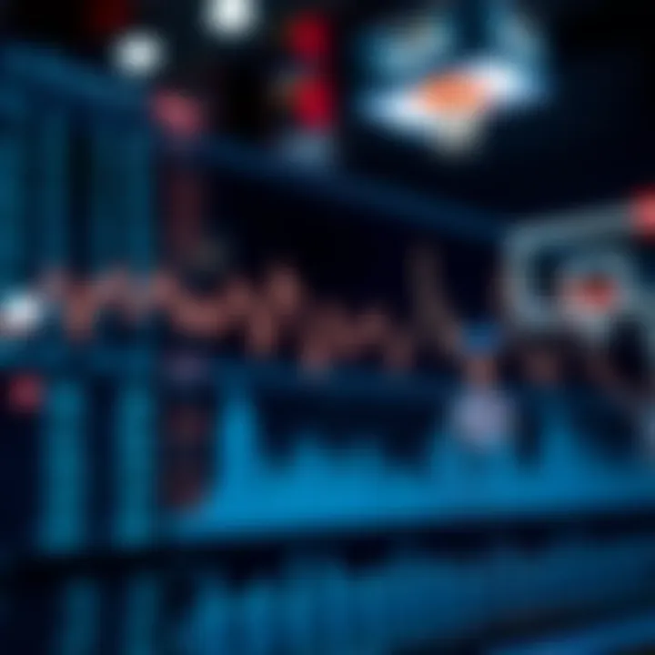 Detailed analytics chart for basketball statistics