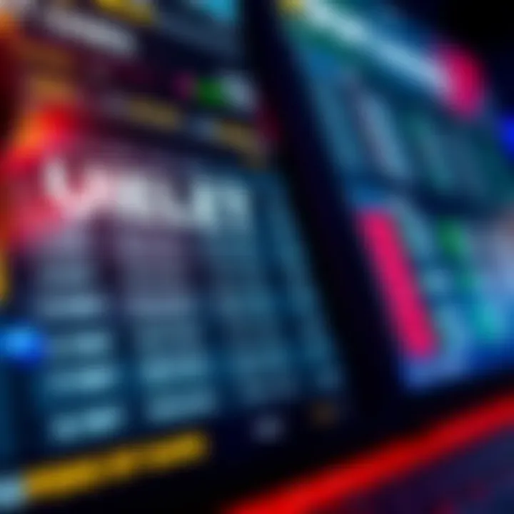 Close-up of betting odds on a sports betting platform