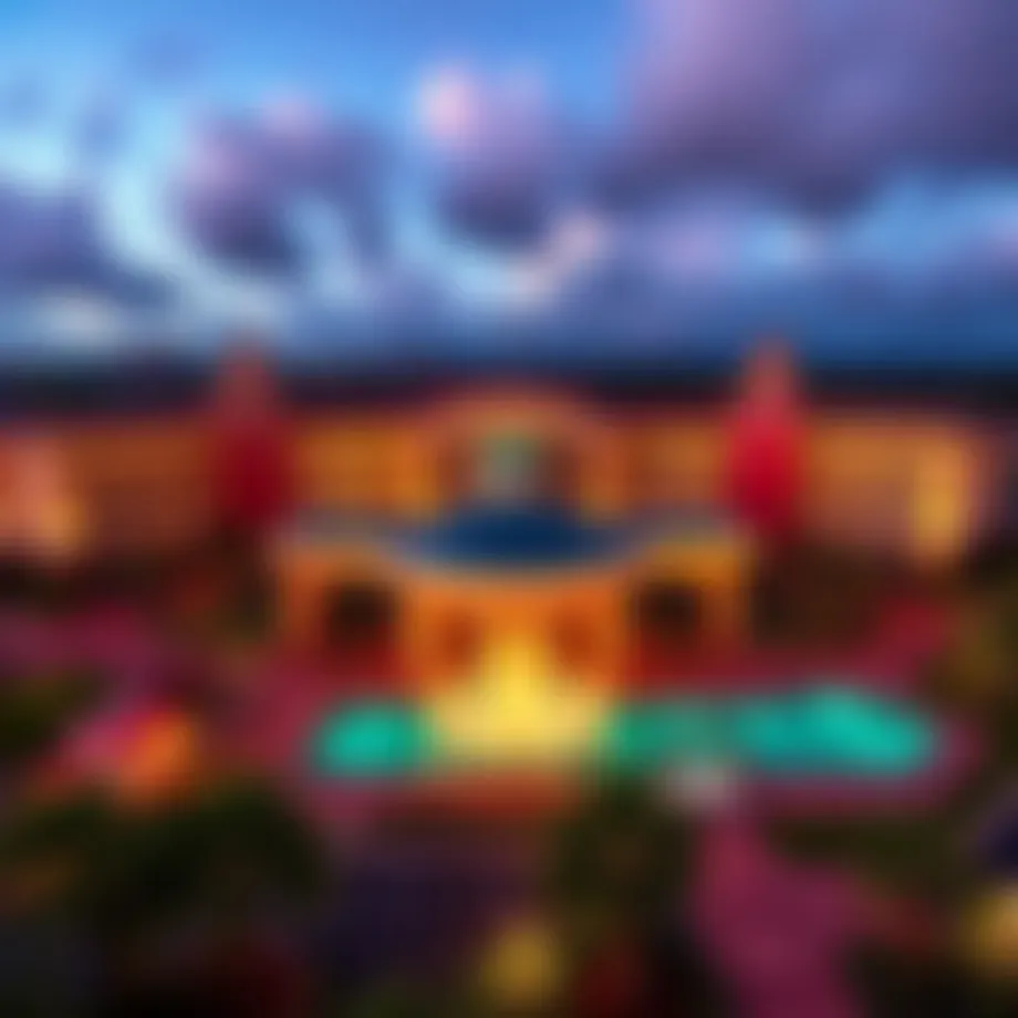 Panoramic view of Miccosukee Gaming Resort showcasing its architectural beauty
