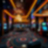 Luxurious casino interior showcasing vibrant gaming atmosphere