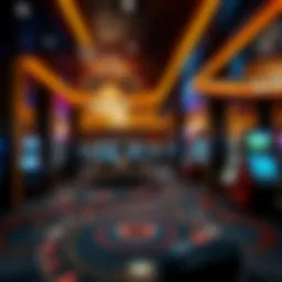 Luxurious casino interior showcasing vibrant gaming atmosphere