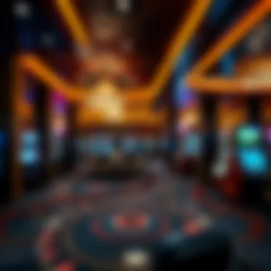 Luxurious casino interior showcasing vibrant gaming atmosphere