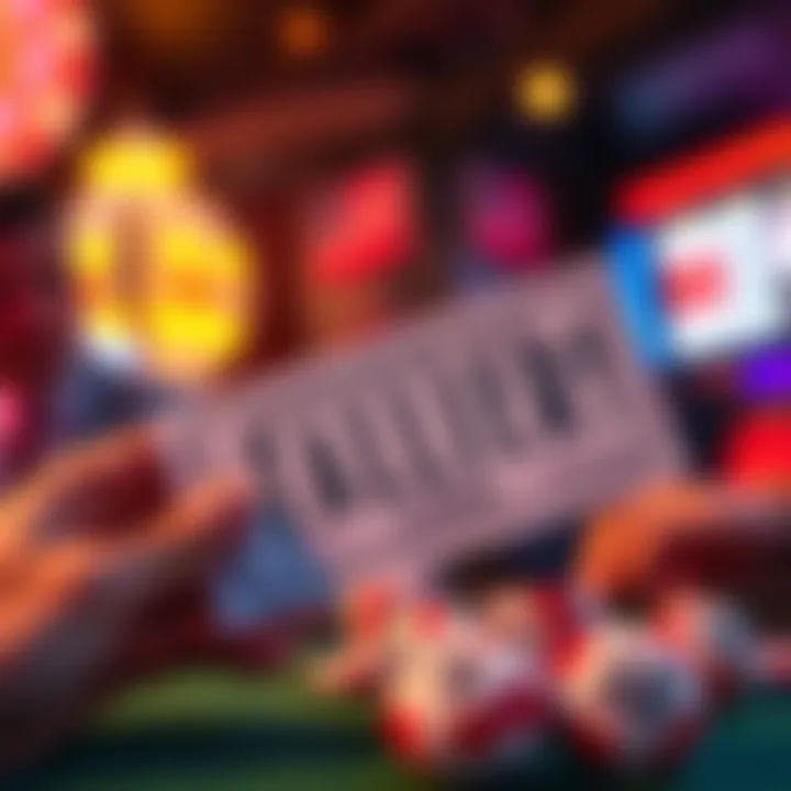 An illustration of a winning lottery ticket with excitement