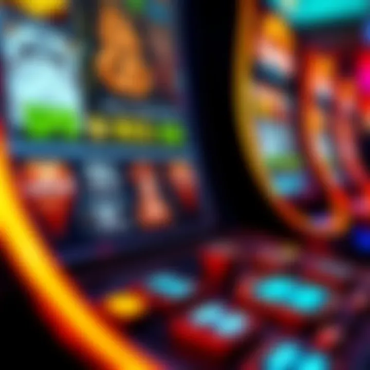 User Interface of Online Copper Dropper Slot Games A close-up view of the user interface of an online copper dropper slot game