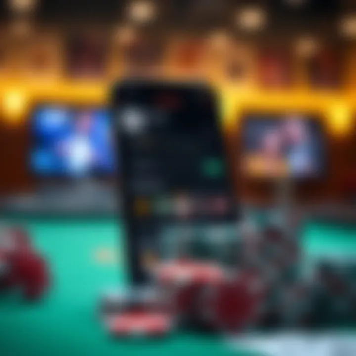 User Interface of PointsBet Michigan App Overview of PointsBet Michigan app interface