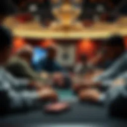 Visual representation of poker nuts in a high-stakes game