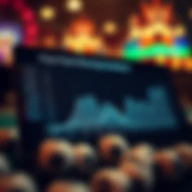 Graph showcasing past winning numbers and trends