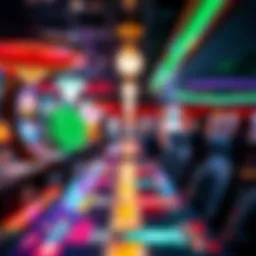 Vibrant gaming floor at Augustine Casino