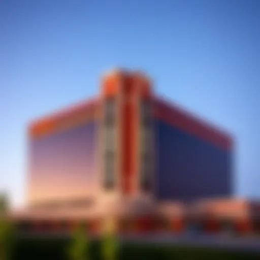 Exterior view of Sands Casino Resort showcasing its architectural grandeur