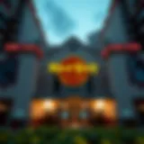 Exterior view of the Seminole Hard Rock Hollywood