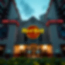 Exterior view of the Seminole Hard Rock Hollywood