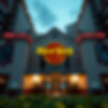 Exterior view of the Seminole Hard Rock Hollywood