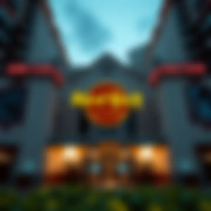 Exterior view of the Seminole Hard Rock Hollywood