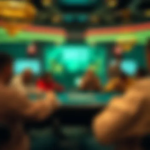 Understanding the Skillz Pool in Gaming Illustration of the Skillz pool concept in gaming