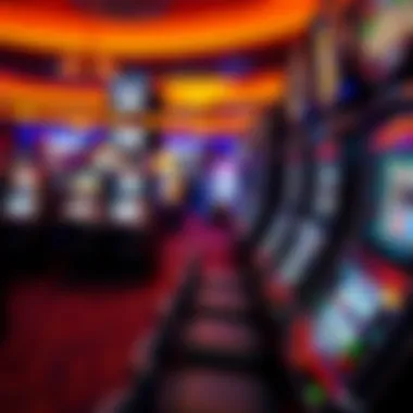 Diverse slot machines in a vibrant casino environment