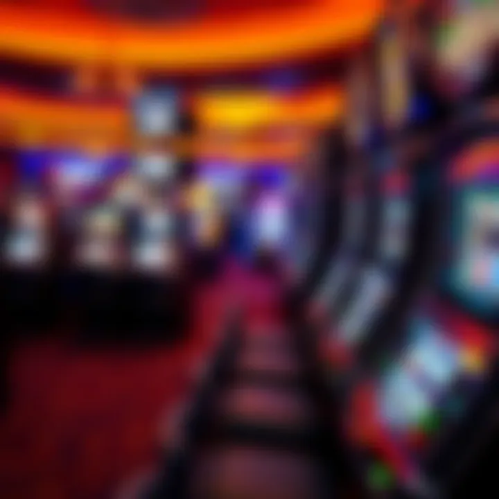 Diverse slot machines in a vibrant casino environment