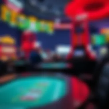 Illustration of sports betting integrated with casino gaming elements