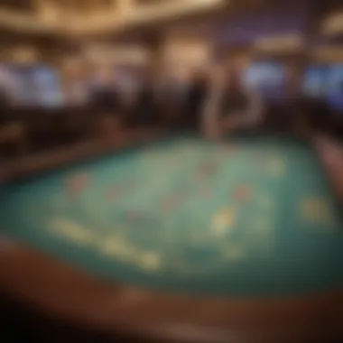 The Excitement of Casino Gaming A bustling casino floor filled with various gaming tables