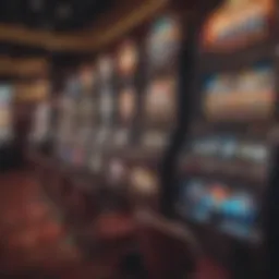 Visual representation of various casino machines showcasing diverse themes and designs