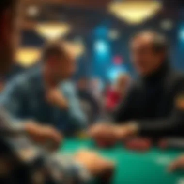 Psychological tactics in poker tournaments