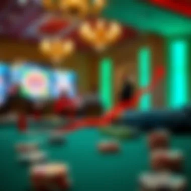 Graph showing user engagement trends