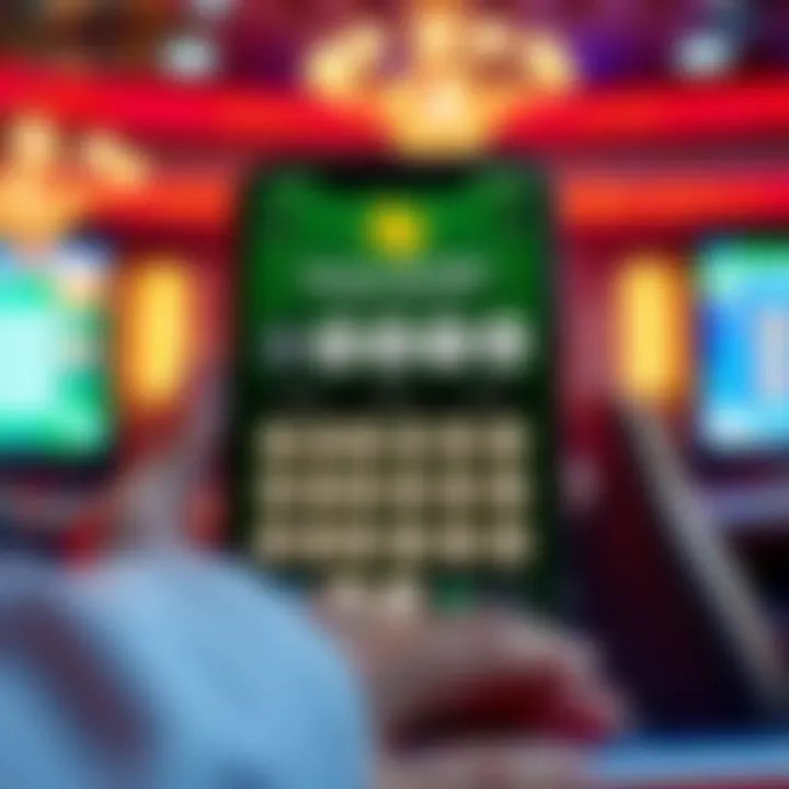 User interface of the Texas Lottery Scratch Off App