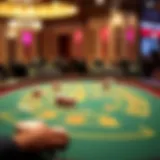 Elegant Setup of a Live Pai Gow Poker Table Elegant setup of a live Pai Gow Poker table