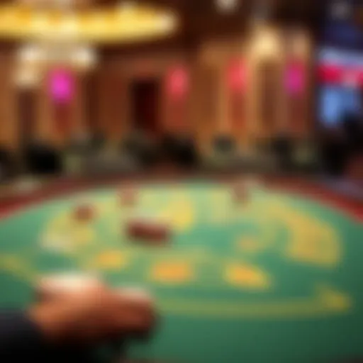 Elegant Setup of a Live Pai Gow Poker Table Elegant setup of a live Pai Gow Poker table