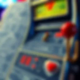 Detailed blueprint of a slot machine