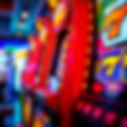 A close-up of the vibrant design of the Big Easy Slot Machine