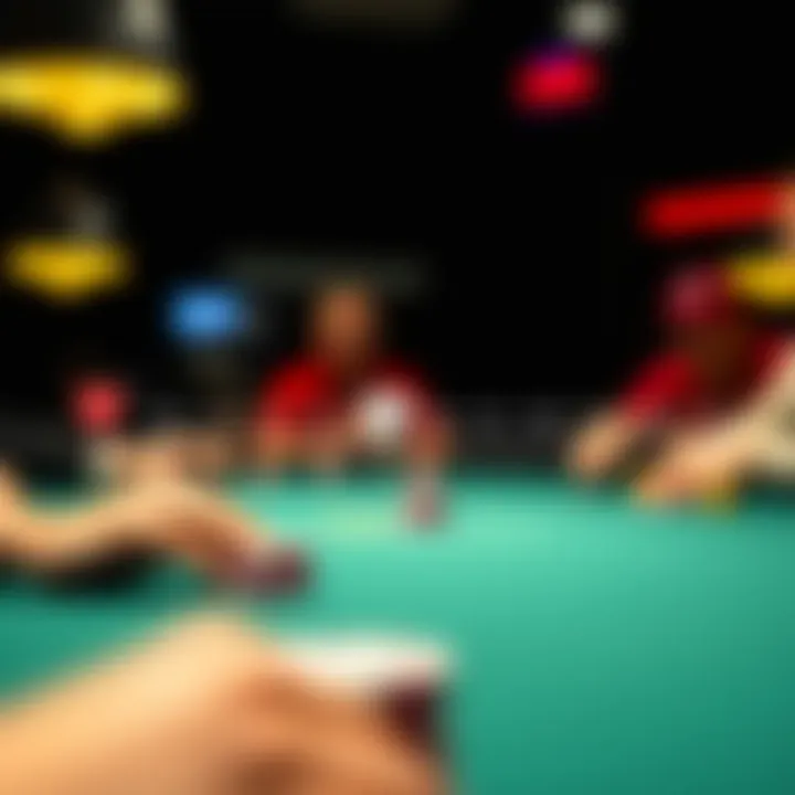 Timeline of Championship Poker Evolution A timeline illustration depicting the evolution of championship poker series throughout the decades