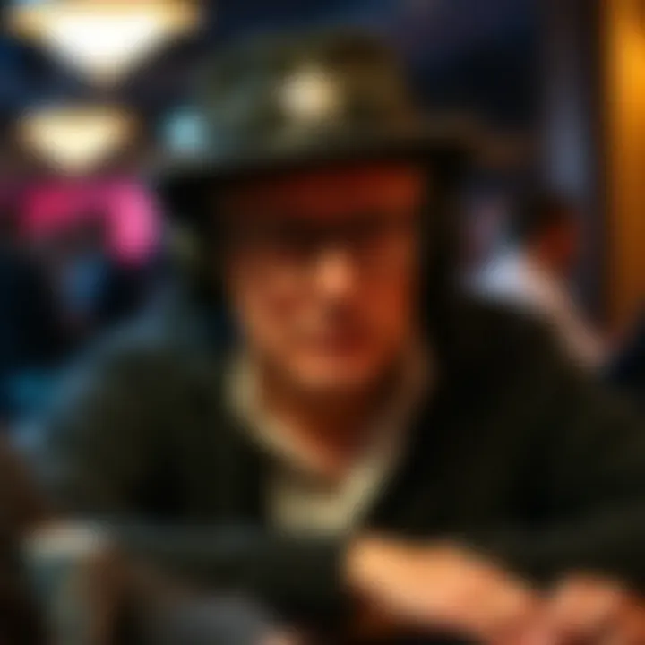 Legendary Figures in Poker History Portraits of legendary poker players showcasing their contributions to the game's history