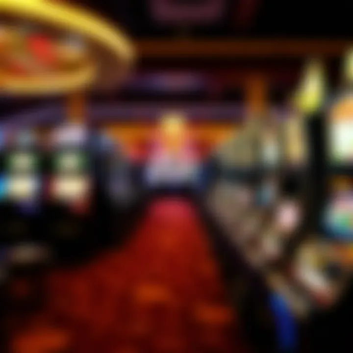 Virginia casino floor showcasing various slot machines