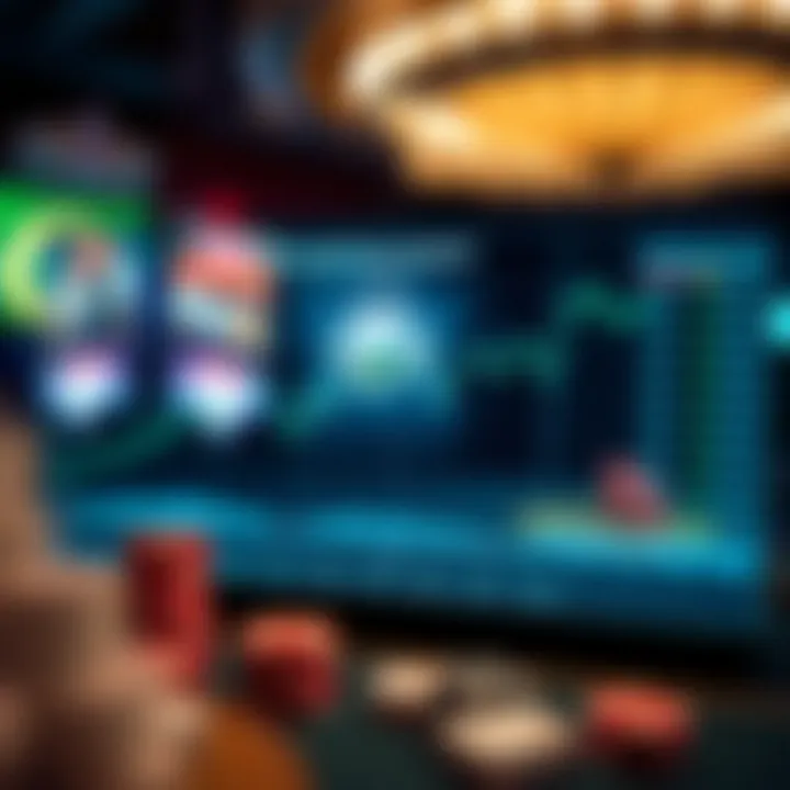 Impact of Local Events on Casino Visits A digital display of upcoming local events influencing casino attendance