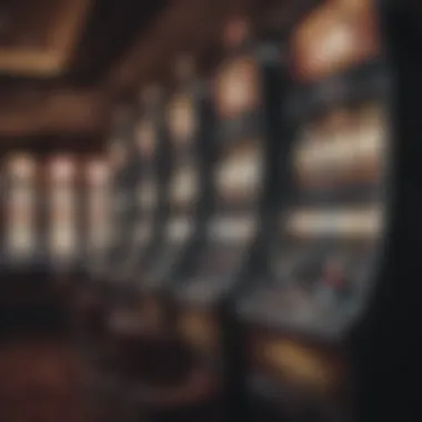 Inside view of a modern slot machine showcasing its intricate mechanics