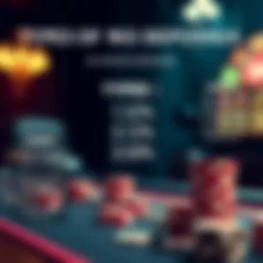 Infographic showcasing types of no deposit bonuses