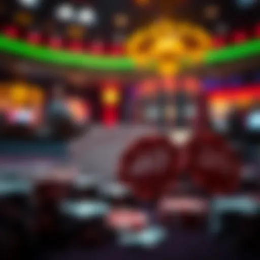 Visual representation of no deposit bonuses in online casinos