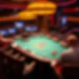 Overview of Parx tournament layout