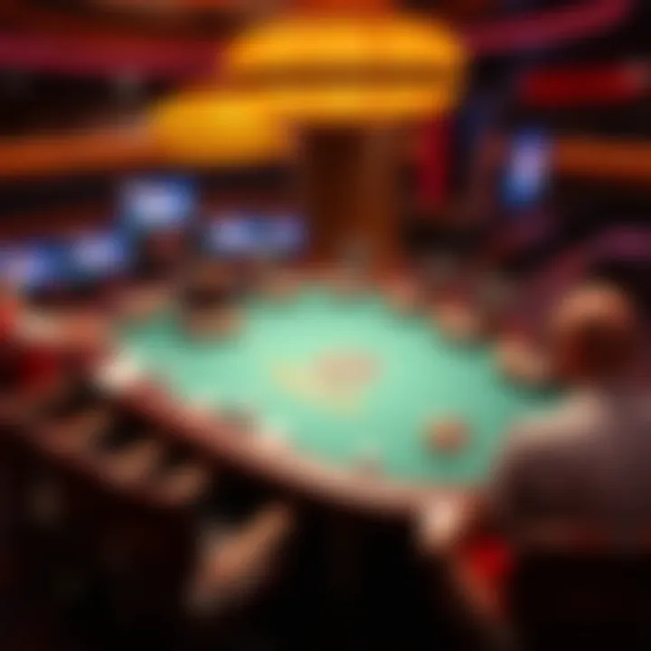 Detailed View of Tournament Setup Overview of Parx tournament layout