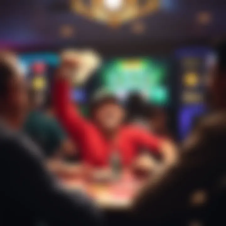 User celebrating a cash win from Lucky Day