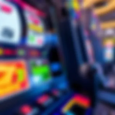 Close-up of advanced technology integrated into a modern Williams Gaming slot machine