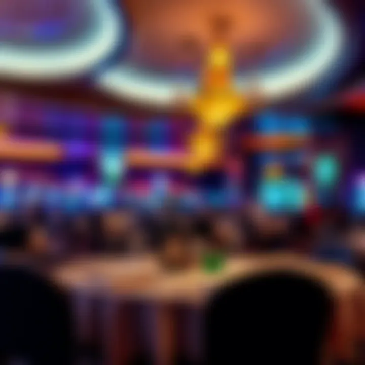 Elegant dining area with a vibrant atmosphere in Woodbine Casino