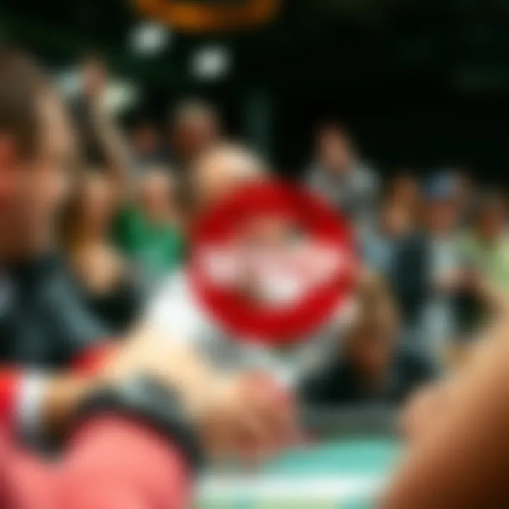 A dynamic collage showcasing various poker tournaments and enthusiastic fans.